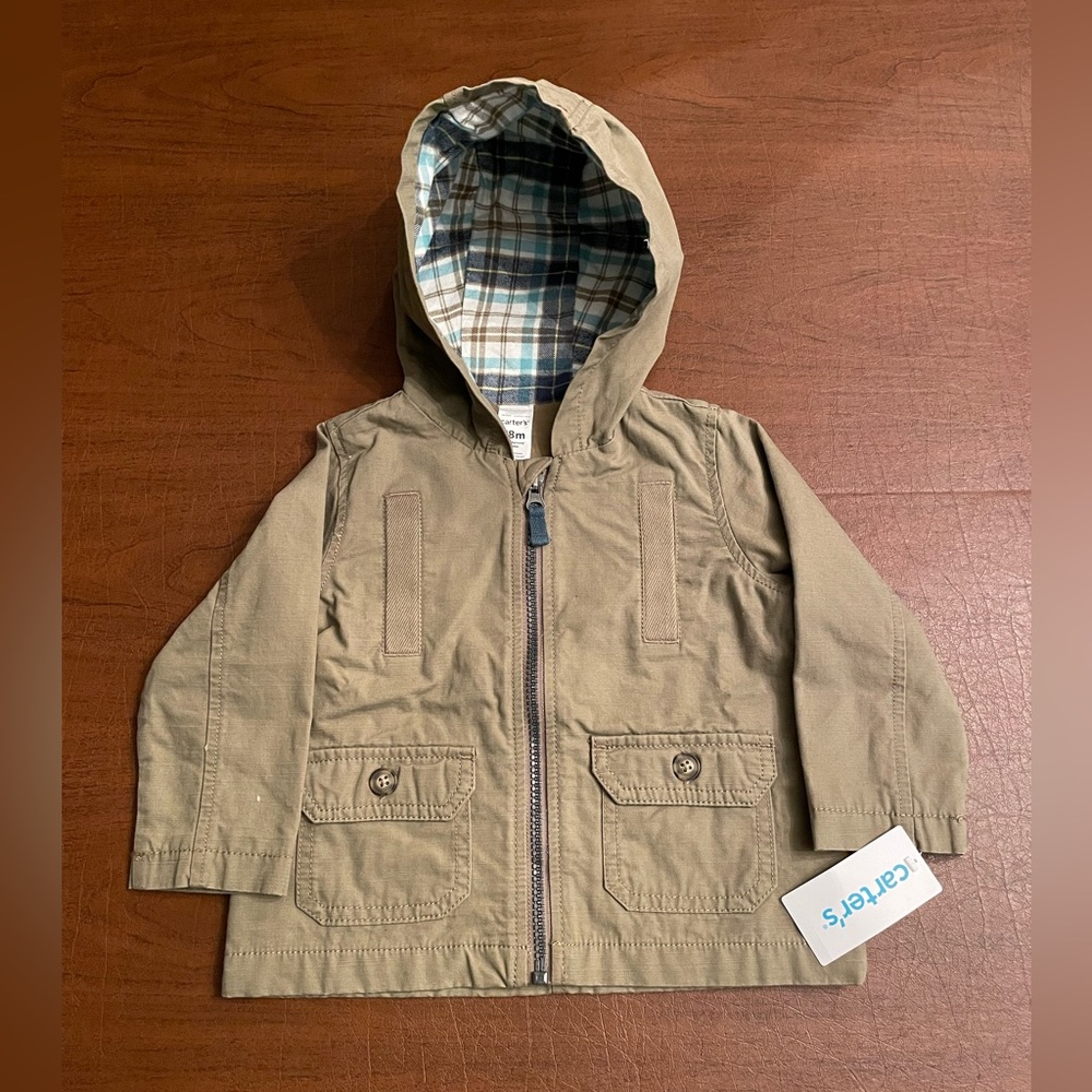 Carter’s Boys Jacket with Hood - NEW